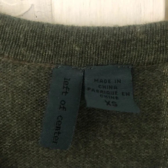 Anthropologie Left of Center Cardigan Sweater - Picture 7 of 7